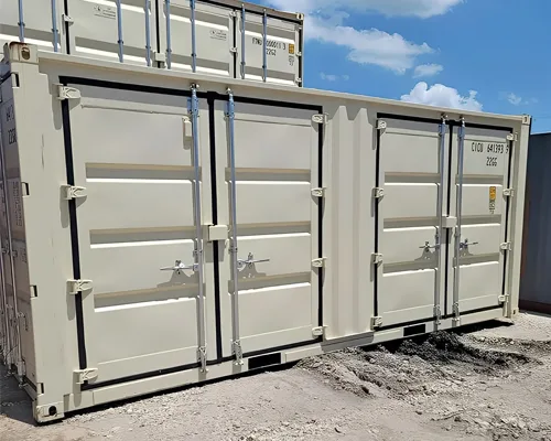 one trip 20ft open side container