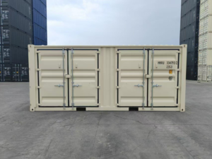 20ft open side container