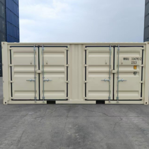 20ft open side container