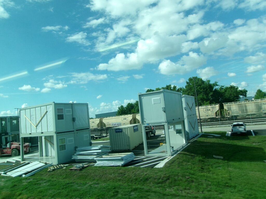 converted containers made after buying a shipping container