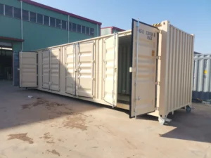 used 40ft open side container