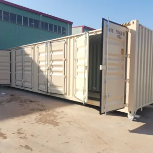 used 40ft open side container