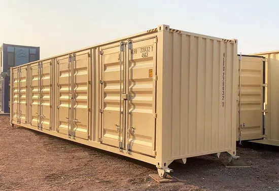 40ft open side container