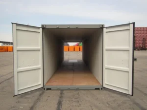 used 20ft double door container