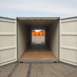 used 20ft double door container