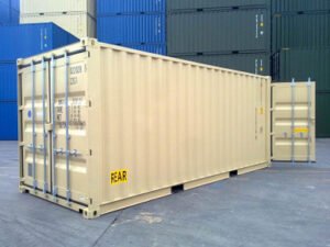 one trip 20ft double door container