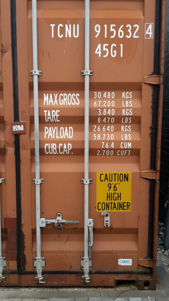 container door markings to check before you buy a shipping container