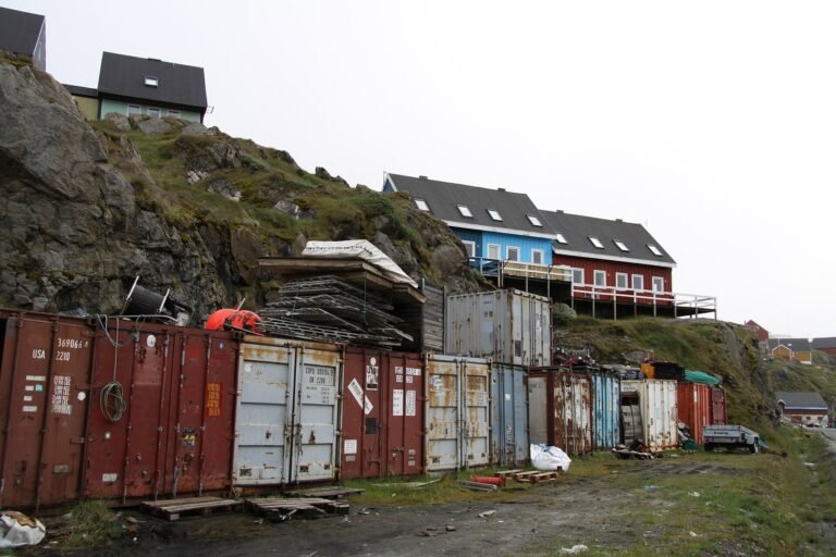 old used shipping containers used for storage