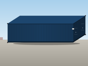 53ft High Cube Vintage New Shipping Container (2022 Build)